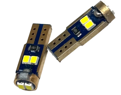 Светодиодная лампа T5 LED W3W 3 SMD 3030 для приборной панели Белая