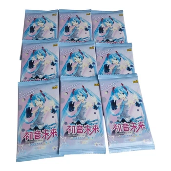 Колекционные карточки вокалоид Хацунэ Мику Hatsune Miku 1 пак 5 карточек 1