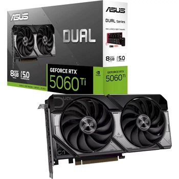 Відеокарта ASUS GeForce RTX 5060 Ti Dual 8GB GDDR7 (DUAL-RTX5060TI-8G)