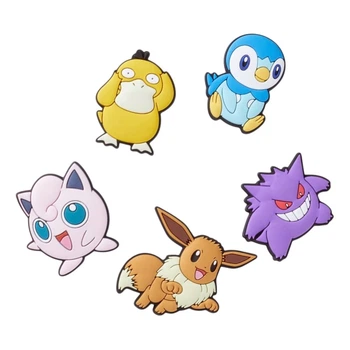 Przypinki do butów Jibbitz Pokemon Assrtd 5 Pck