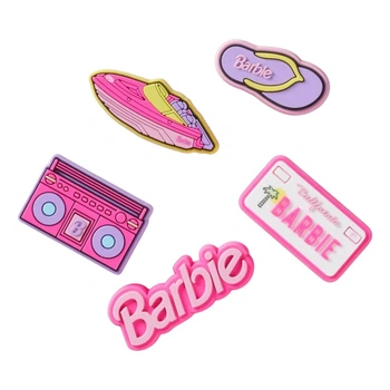 Przypinki do butów Jibbitz Barbie Retro 5 Pck