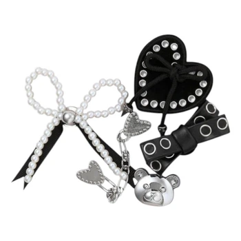 Przypinki do butów Jibbitz Indie Luxe Silver 5 Pack