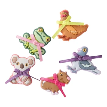 Przypinki do butów Jibbitz Coquette Animal Friends 5 Pack