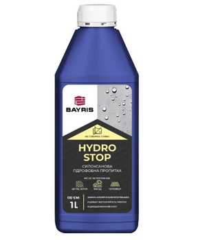Гідрофобна пропитка силоксанова Bayris Hydro Stop, 1л