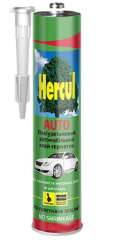 Герметик автомобільний поліуретановий HERCUL AUTO, сірий 280мл