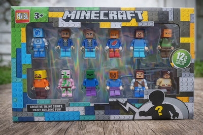 Конструктор Minecraft Набор фигурок 12 штук фигурки Майнкрафт