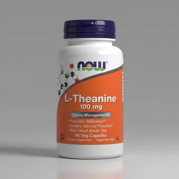 L-теанін для зниження рівня стресу Now Foods L-Theanine 100 mg (90 капсул)