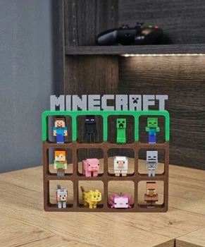 Стенд органайзер для фігурок Kinder Minecraft