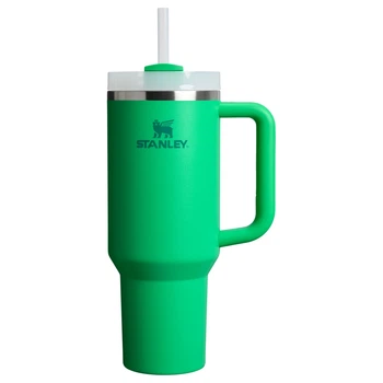 Термокружка Stanley Quencher H2.0 FlowState Vacuum Insulated Stainless Steel Tumbler Meadow 1180мл Травяной
