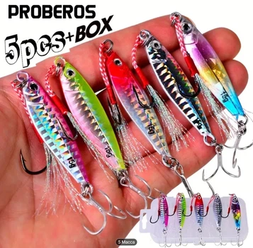 Набір пількерів Proberos Jigpara 5 штук 15 грамів 5.9 см у коробці