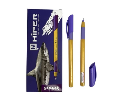 Ручка Hiper масляна SHARK фіолетова, HO-200