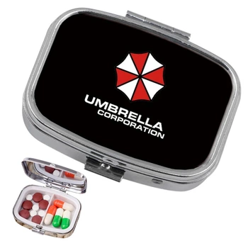 Металлическая таблетница Umbrella Corporation Мини-кейс для таблеток Resident Evil