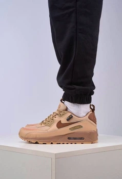 Кроссовки Nike Air Max 90 Сordura Surplus No brand Унисекс Коричневый 40 (25,5 см) (b838-5 brown)