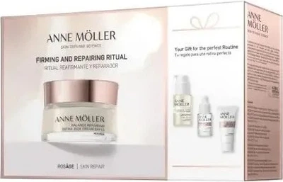 Набір по догляду за обличчям Anne Moller Rosage Крем Spf 15 50 мл + Сироватка 15 мл + Гель для шкіри навколо очей 5 мл + Крем нічний 15 мл (8059311004131)