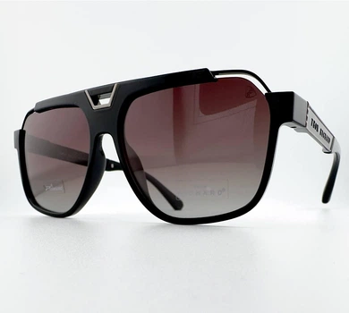 Сонцезахисні Окуляри Thom RICHARD TR9527 Col.001-G2 Polarized з Поляризацією, Авіатор-Навігатор (Коричневі градієнт) Унісекс