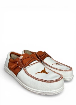 Мокасины Hey Dude Wally Tri Textas Longhorns (s/n 41341-84M), Белый, Размер 40 (US M7), 26 см