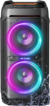 Głośnik przenośny W-King T11 100W RGB Black (6958917500998)