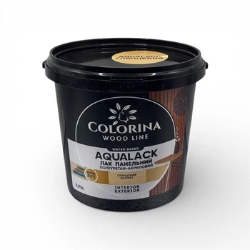 Лак панельный Colorina AQUALACK (0,75 л) (глянцевый)