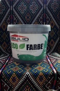 Краска интерьерная известковая BULID ECO-FARBE (БУЛИД ЭКО КРАСКА) 14кг, белая