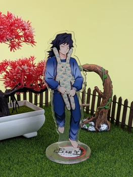 Акриловый стенд 15см аниме Demon Slayer: Kimetsu no Yaiba Гию