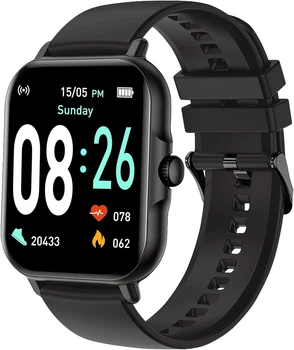 Умные часы KM13 с Bluetooth звонками, измерением пульса, SpO2та 1.83" Full HD сенсорным экраном