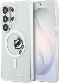 Чохол Karl Lagerfeld IML Peekaboo Choupette MagSafe для Samsung Galaxy S26 Ultra Transparent (KLHMS26L6HCPSCT)