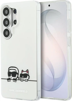 Чохол Karl Lagerfeld IML Peekaboo Karl&Choupette MagSafe для Samsung Galaxy S26 Ultra Transparent (KLHMS26L6HPKACH)