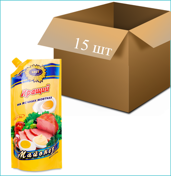 Майонез "Кращий" 67% 650г х 15 шт