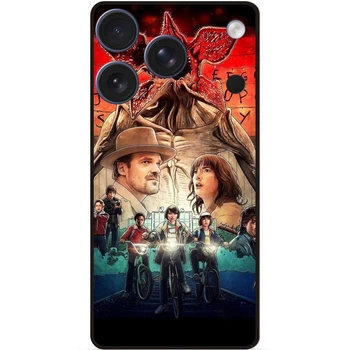 Силіконовий бампер чохол Candy для iPhone 17 Pro з малюнком Дуже дивні справи Stranger things