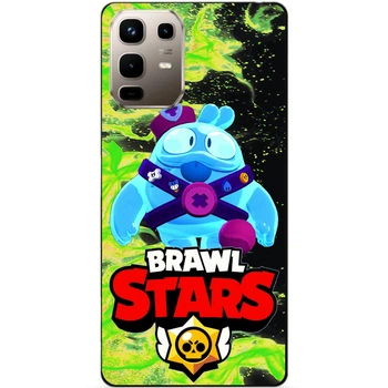 Чехол силиконовый бампер Candy для Infinix Note 50 Pro Plus 5G (X6856) с Героем Brawl Stars Бравл Старс Скуик Brawl