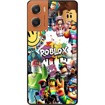 Силіконовий чохол для Motorola Moto G06 з малюнком Роблокс Roblox