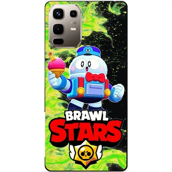 Чехол силиконовый бампер Candy для Infinix Note 50 Pro (X6855) с Героем Brawl Stars Бравл Старс Лу Brawl