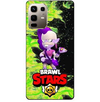 Чехол силиконовый бампер Candy для Infinix Note 50 Pro Plus 5G (X6856) с Героем Brawl Stars Бравл Старс Эмз Brawl