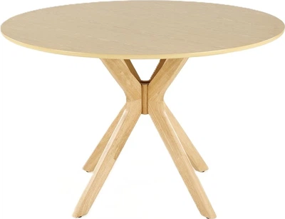 Stół okrągły Halmar Nicolas 120 x 120 x 77 cm Dąb naturalny (5905248124066)