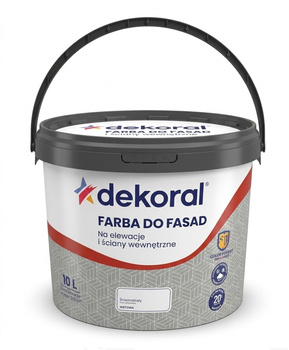 Фарба DEKORAL DO FASAD, біла, 10 л