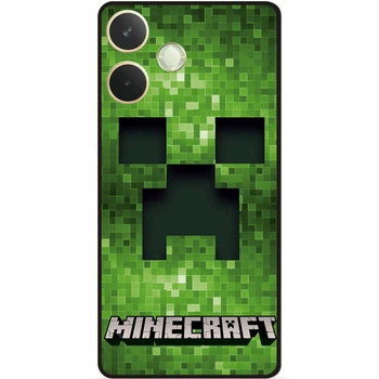 Силиконовый чехол бампер Candy для Oppo A5 Pro с рисунком Крипер Minecraft Майнкрафт