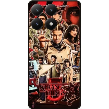 Силиконовый бампер чехол Candy для Xiaomi 15T кино Stranger things Очень странные дела