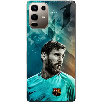 Чехол силиконовый бампер Candy для Infinix Note 50 Pro (X6855) с рисунком Leo Messi Месси