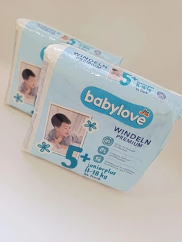Підгузники Babylove 5+, Premium (11-18кг), 34 шт в пачці