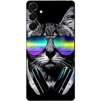 Чехол силиконовый бампер Candy для Samsung S26 с рисунком Музыкальный кот