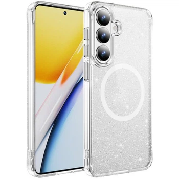 Защитный чехол Reframe Glitter Magnetic Case для Samsung Galaxy S26 (S942) - White