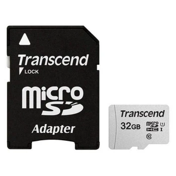 Карта памяти Transcend microSDHC 300S 32 GB UHS-I + SD Adapter (TS32GUSD300S-A) [33746]