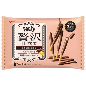 Японские палочки Glico Pocky Luxury Milk Chocolate Молочный шоколад 110г
