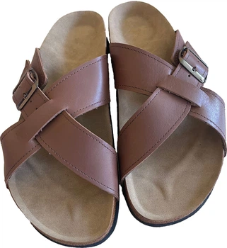 Ортопедические мужские шлепанцы FootCare, FA-303 орех, размер 41
