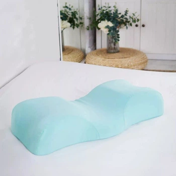 Ортопедическая подушка для сна Beauty Balance от морщин, цвет голубой
