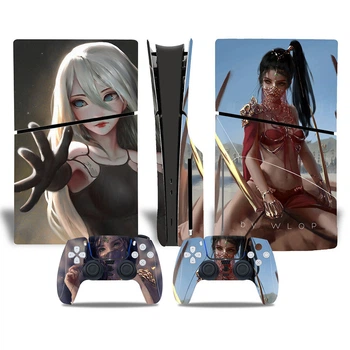 Комплект виниловых наклеек WLOP для Playstation 5 SLIM DE / PS5 Slim Disk Edition