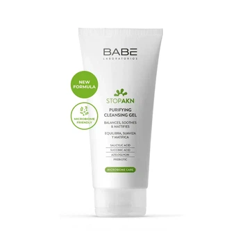 Очищуючий гель для жирної та проблемної шкіри / microbiome friendly, 200 мл BABE