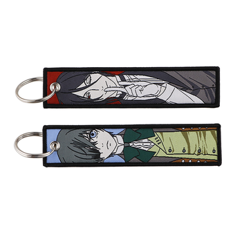 Брелок тканевый Тёмный дворецкий Сиэль и Себастьян Kuroshitsuji Ciel Sebastian 10 см 2668303375