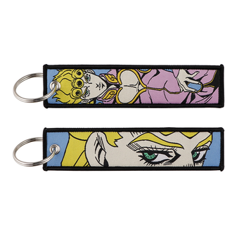 Брелок тканевый Невероятные приключения ДжоДжо Джорно Джованна JoJo's Bizarre Adventure Giorno Giovanna 10 см