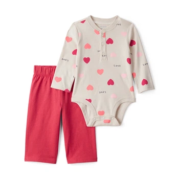 Комплект Carter's 2в1 боді, штани для дівчинки 69-72 см (1U066810_9M)